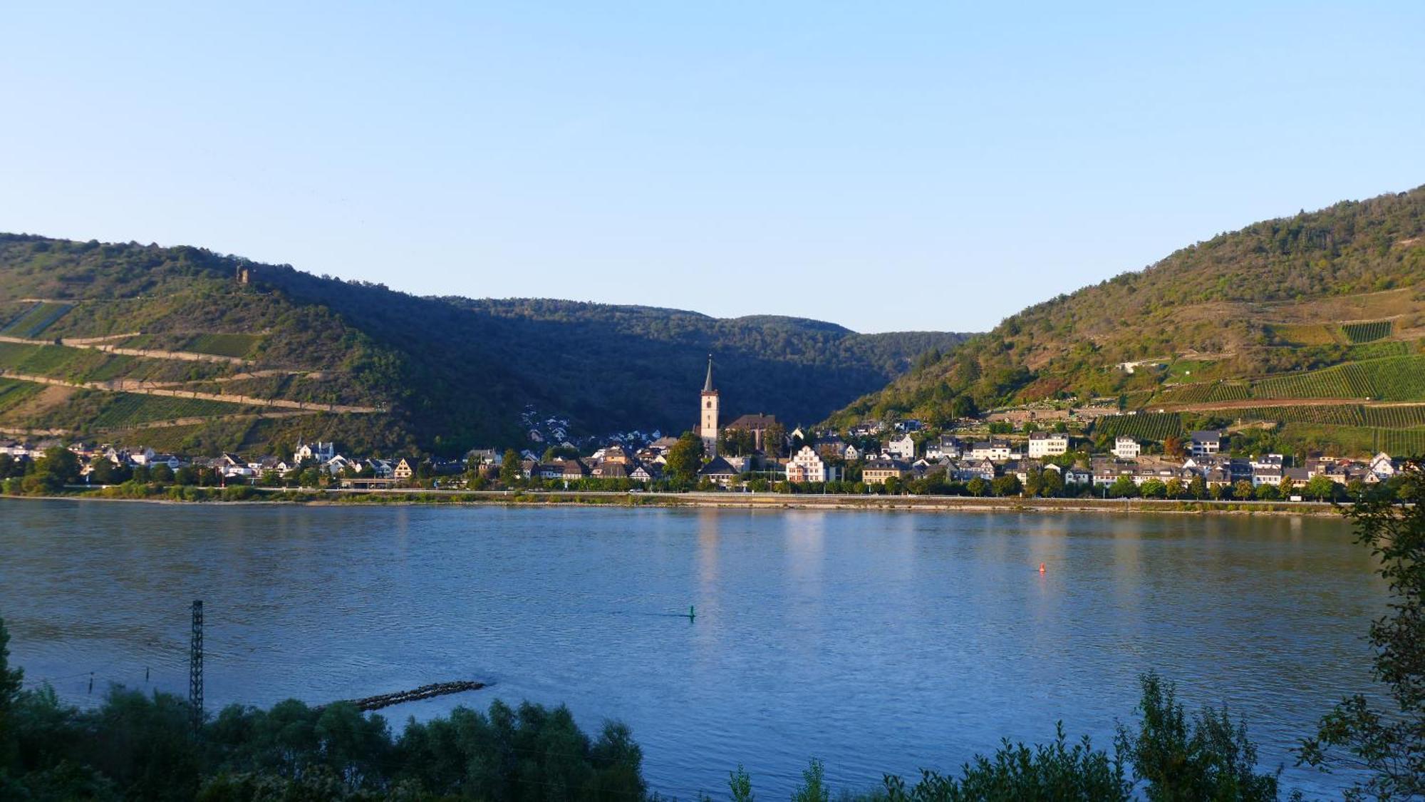 Apartment Mit Rheinblick Oberdiebach Luaran gambar